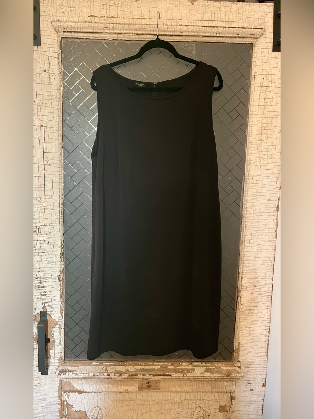 Talbots Black Sleeveless Shift Dress